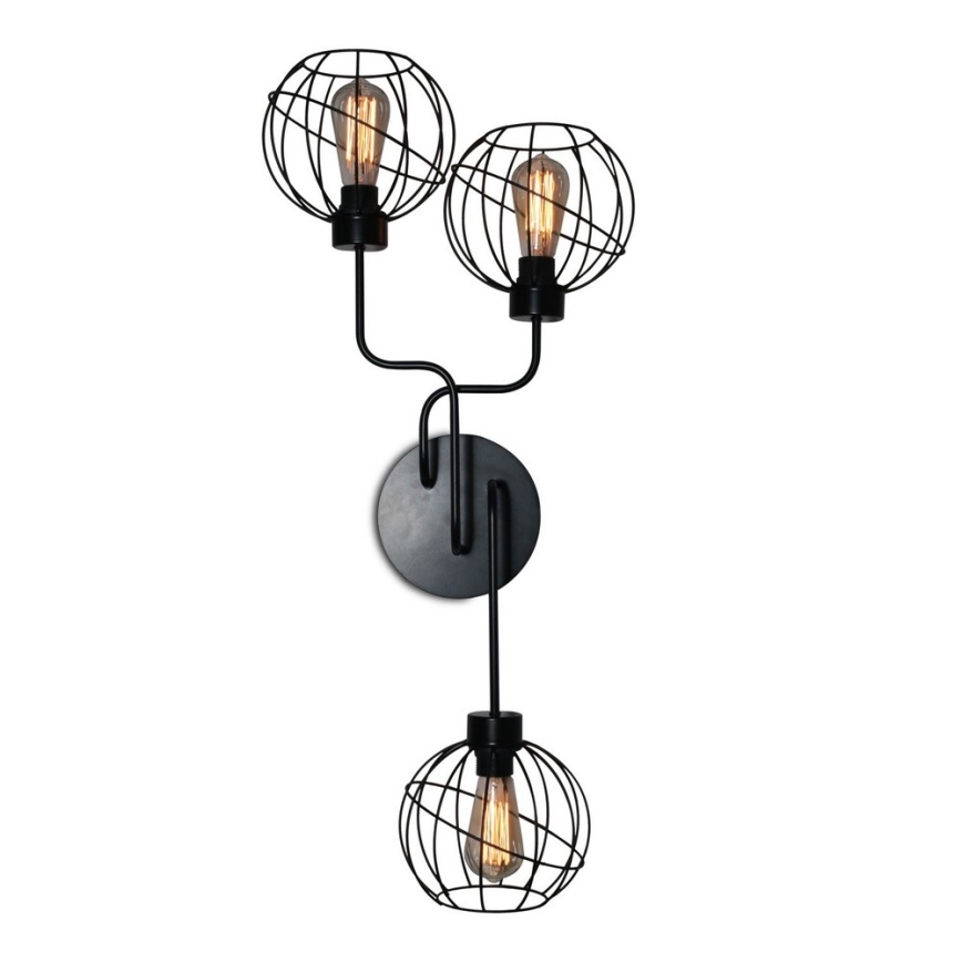 Φως τοίχου ELECTRICO 3xE27/60W/230V