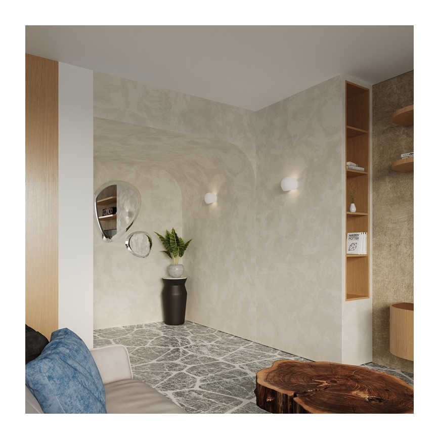 Φως τοίχου GLOBE 1xE27/60W/230V λευκό