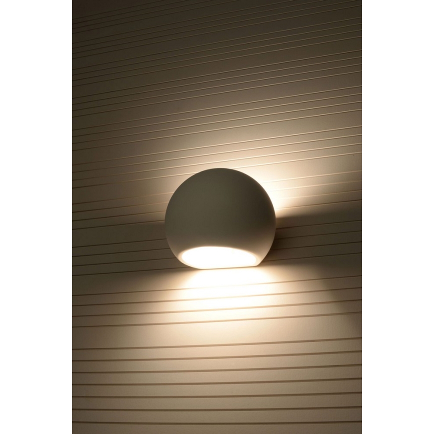 Φως τοίχου GLOBE 1xE27/60W/230V λευκό