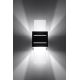 Φως τοίχου LORETO 1xG9/40W/230V μαύρο