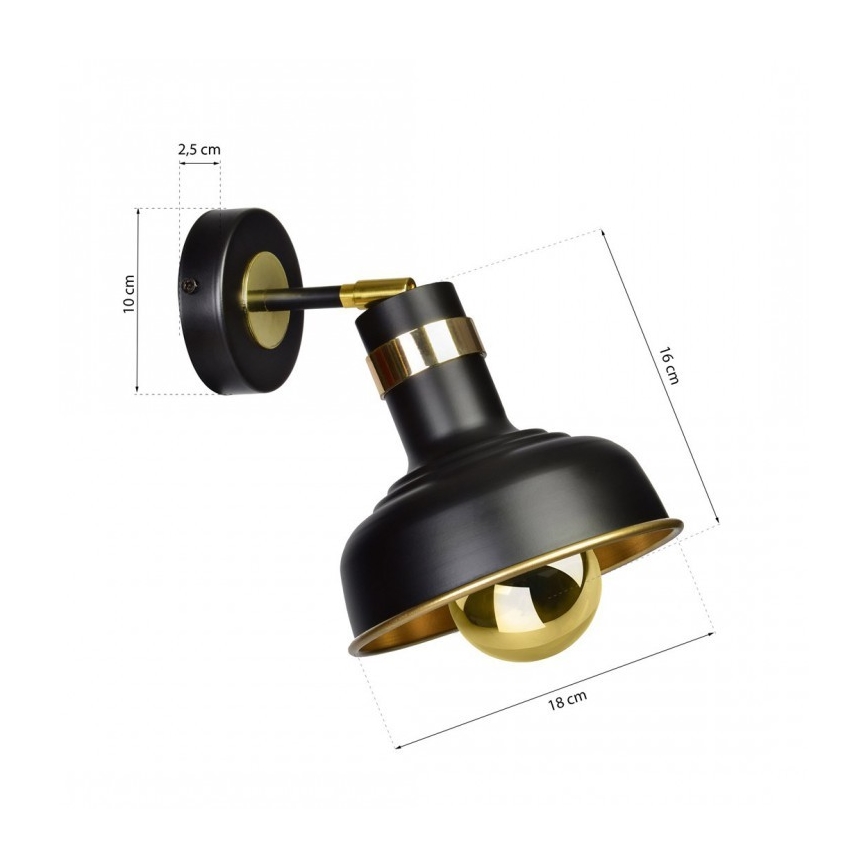 Φως τοίχου MARGO 1xE27/5,5W/230V