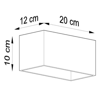 Φως τοίχου QUAD MAXI 2xG9/40W/230V