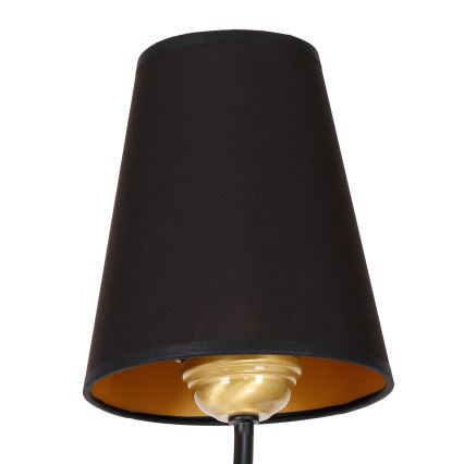 Φως τοίχου VICTORIA 1xE27/60W/230V μαύρο