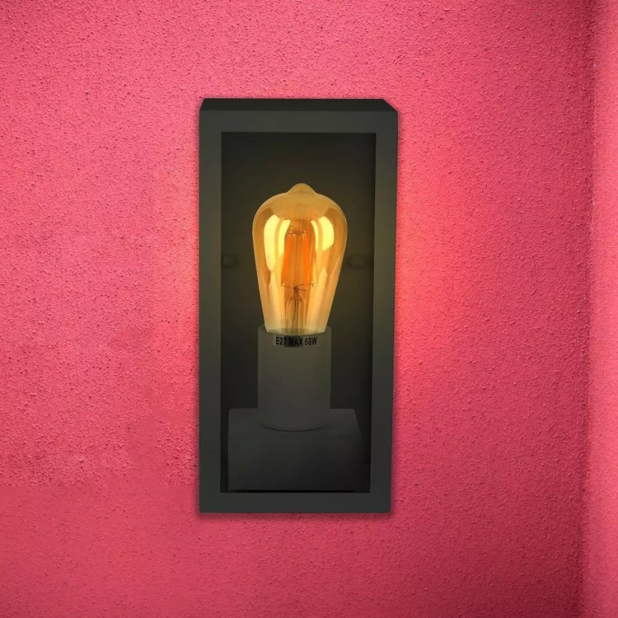 Φως τοίχου εξωτερικού χώρου 1xE27/60W/230V IP44