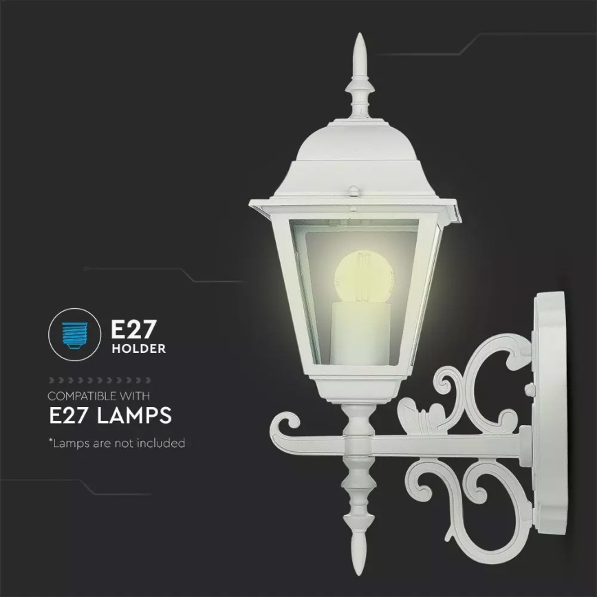 Φως τοίχου εξωτερικού χώρου 1xE27/60W/230V IP44