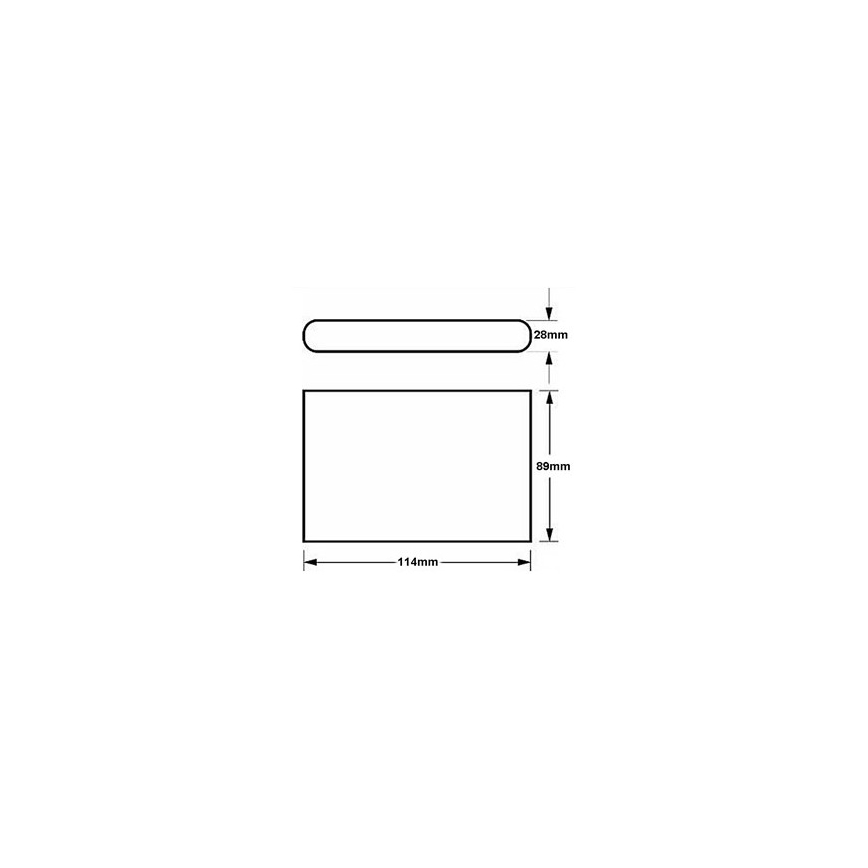 Φως τοίχου εξωτερικού χώρου LED FLOW 2xLED/3W/230V IP54 μαύρο