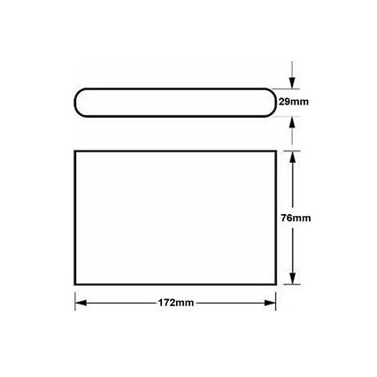 Φως τοίχου εξωτερικού χώρου LED FLOW LED/6W/230V IP54 μαύρο