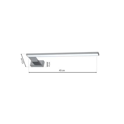 Φως τοίχου μπάνιου LED SHINE 1xLED/11W/230V IP44