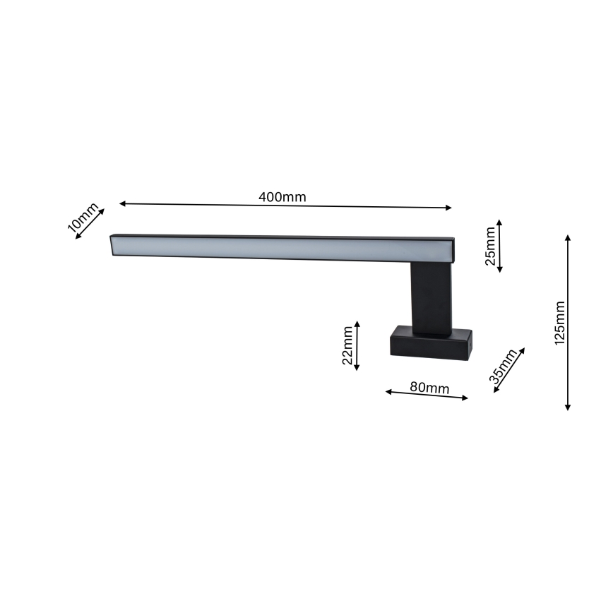 Φως τοίχου μπάνιου LED SHINE 1xLED/11W/230V IP44