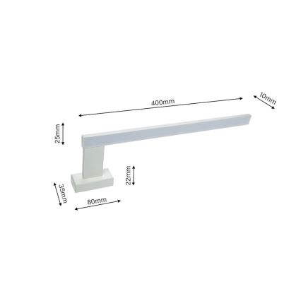 Φως τοίχου μπάνιου LED SHINE 1xLED/11W/230V IP44