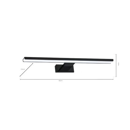 Φως τοίχου μπάνιου LED SHINE 1xLED/13,8W/230V IP44