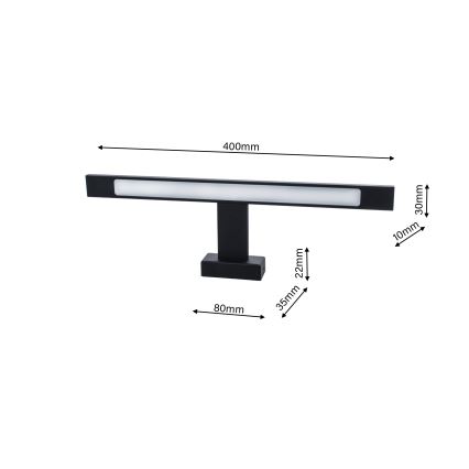 Φως τοίχου μπάνιου LED SHINE 1xLED/7W/230V IP44