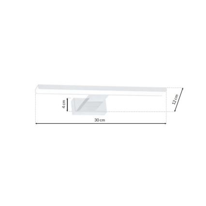 Φως τοίχου μπάνιου LED SHINE 1xLED/7W/230V IP44