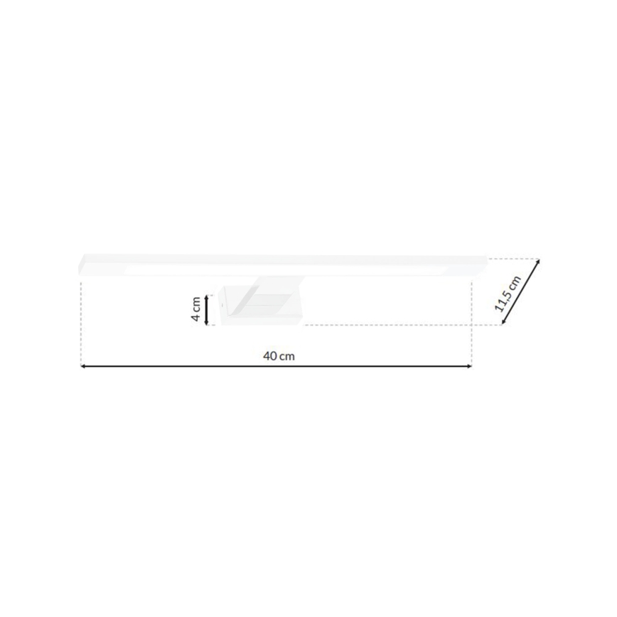 Φως τοίχου μπάνιου LED SHINE 1xLED/7W/230V IP44