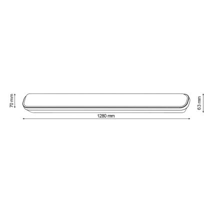 Φως φθορισμού εργασίας 1xG13/18W/230V IP65