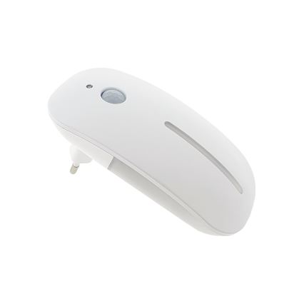 Φωτάκι νυκτός LED με αισθητήρα LED/1W/230V λευκό