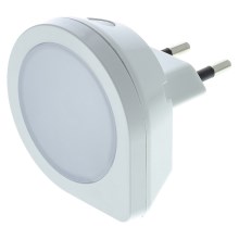 Φωτάκι νυκτός LED πρίζας με αισθητήρα LED/0,4W/230V 3000K λευκό