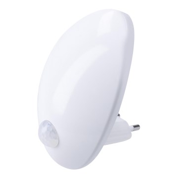 Φωτάκι νυκτός πρίζας LED με αισθητήρα LED/0,7W/230V