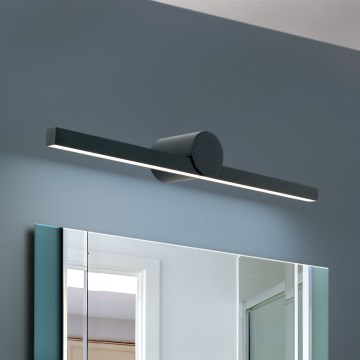 Φωτισμός καθρέφτη μπάνιου LED BEAUTY LED/12W/230V 61 cm IP54 μαύρο