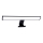 Φωτισμός καθρέφτη μπάνιου LED ELBA LED/8W/230V 4000K 40 cm IP44 μαύρο