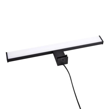 Φωτισμός καθρέφτη μπάνιου LED ELBA LED/8W/230V 4000K 40 cm IP44 μαύρο