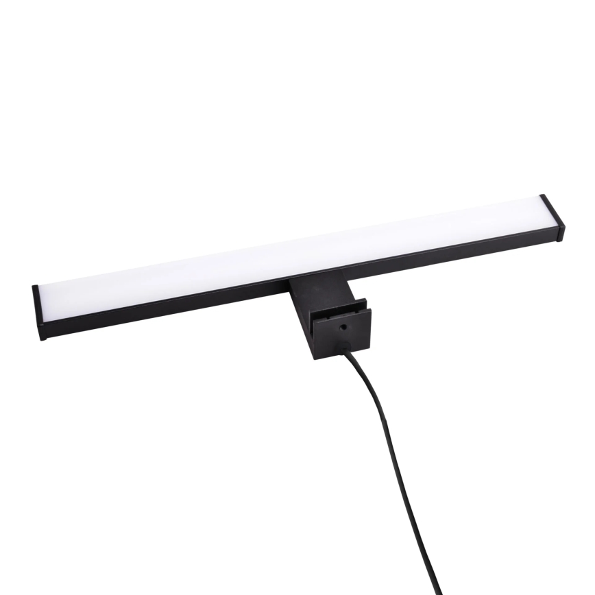 Φωτισμός καθρέφτη μπάνιου LED ELBA LED/8W/230V 4000K 40 cm IP44 μαύρο