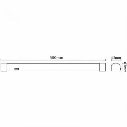 Φωτισμός καθρέφτη μπάνιου LED LED/15W/230V 4000K IP44