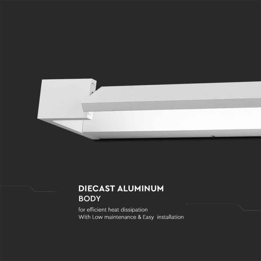 Φωτισμός καθρέφτη μπάνιου LED LED/16W/230V 3000K IP44 60 cm λευκό