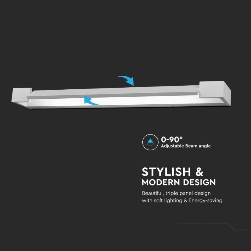 Φωτισμός καθρέφτη μπάνιου LED LED/18W/230V 4000K IP44 60 cm λευκό