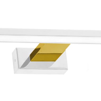 Φωτισμός καθρέφτη μπάνιου LED SHINE LED/13,8W/230V IP44 λευκό/gold