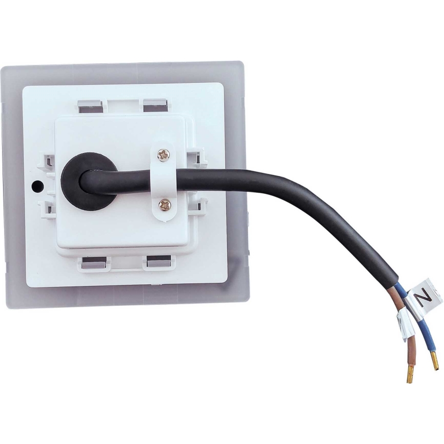 Φωτισμός σκάλας εξωτερικού χώρου LED DECENTLY LED/2,5W/230V 4000K IP44 μαύρο