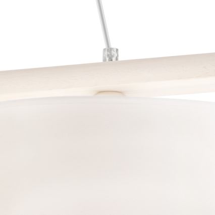 Φωτιστικό οροφής με καλώδιο AIDA 2xE27/60W/230V δρυς