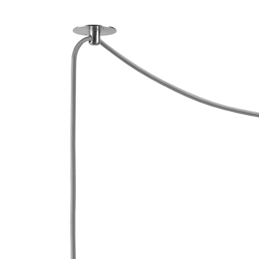 Φωτιστικό οροφής με καλώδιο ALMA 1xGU10/35W/230V χρώμιο