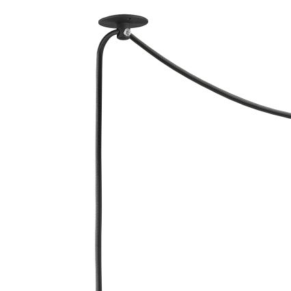 Φωτιστικό οροφής με καλώδιο INA 1xE27/42W/230V μαύρο
