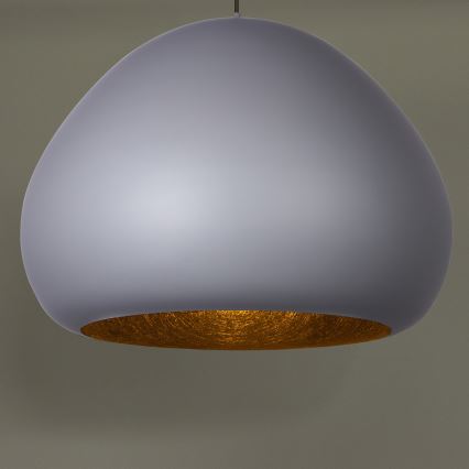 Φωτιστικό οροφής με καλώδιο LAVA 1xE27/15W/230V γκρι/μαύρο