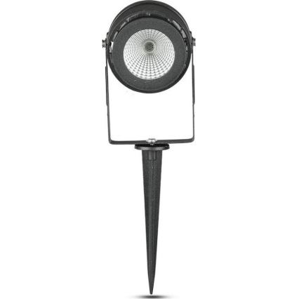 Φωτιστικό LED εξωτερικού χώρου LED/12W/100-240V IP65 μαύρο - πράσινο φως