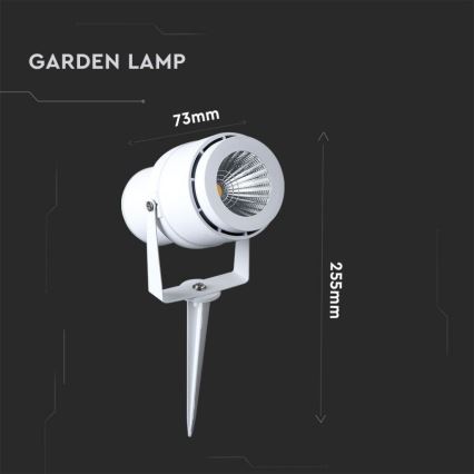 Φωτιστικό LED εξωτερικού χώρου LED/12W/110-240V IP65 3000K λευκό