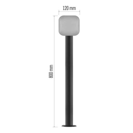 Φωτιστικό LED εξωτερικού χώρου NIKA LED/12,5W/230V IP44 80 cm