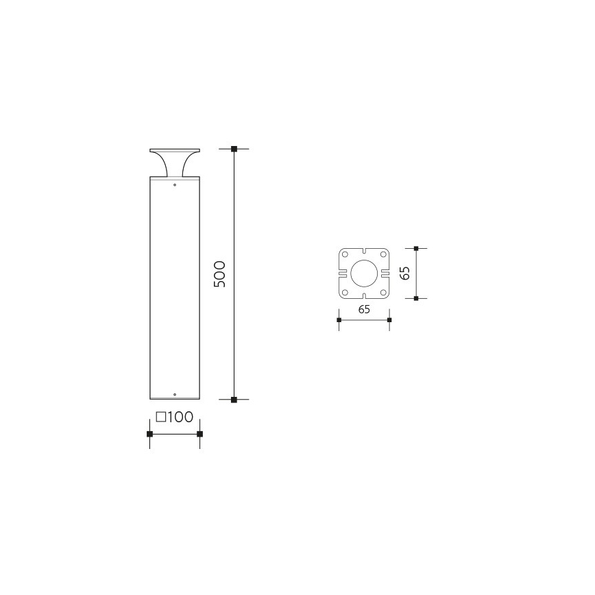 Φωτιστικό LED εξωτερικού χώρου ORNELA LED/6W/230V 3000K IP54 ανθρακί