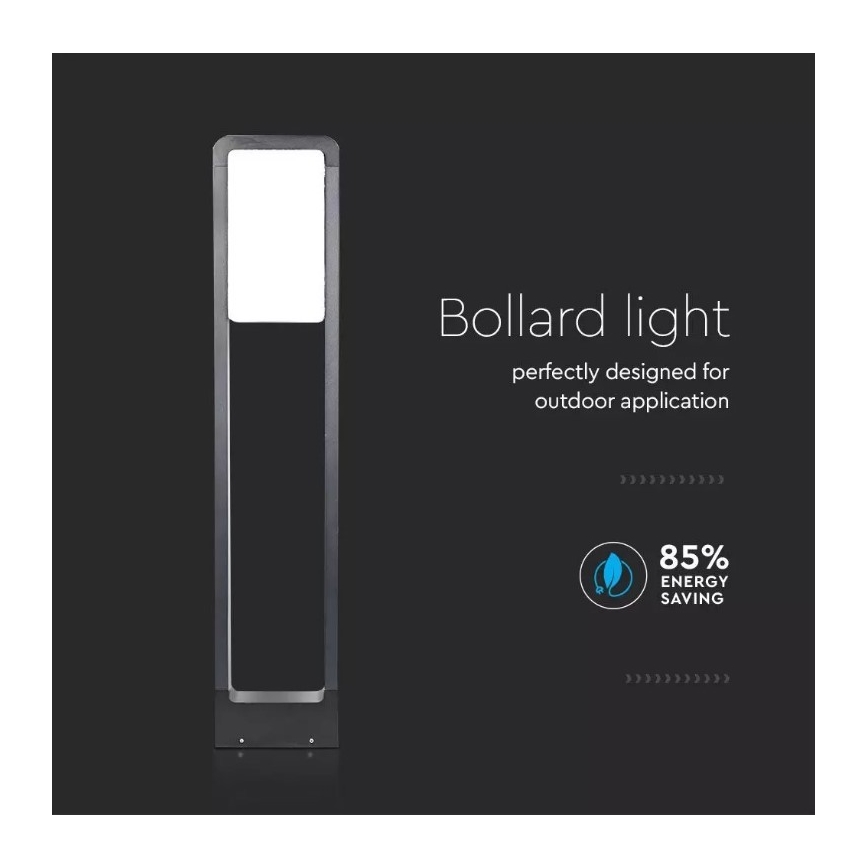 Φωτιστικό LED εξωτερικού χώρου SAMSUNG CHIP LED/10W/230V 3000K IP65 μαύρο