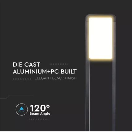 Φωτιστικό LED εξωτερικού χώρου SAMSUNG CHIP LED/10W/230V 3000K IP65 μαύρο