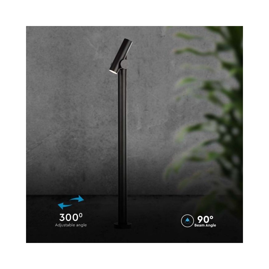 Φωτιστικό LED εύκαμπτο εξωτερικού χώρου LED/4W/230V 3000K IP44 100 cm μαύρο