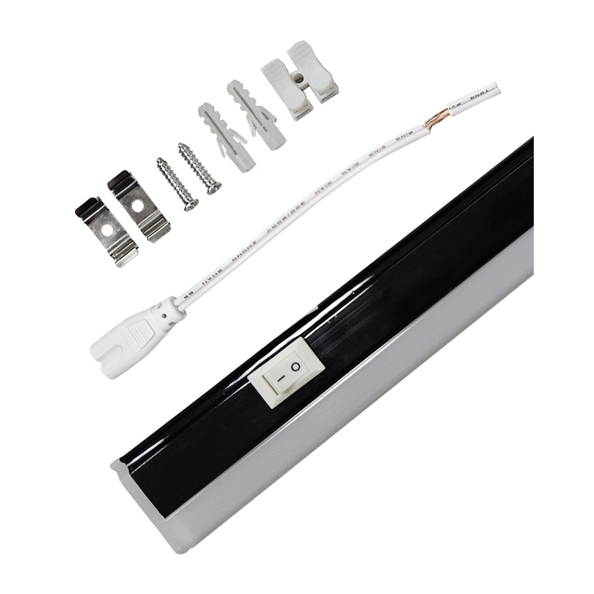 Φωτιστικό LED κάτω από ντουλάπια TUBE LED/9W/230V 60 cm μαύρο