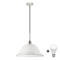 Φωτιστικό LED με καλώδιο 1xE27/60W/230V λευκό