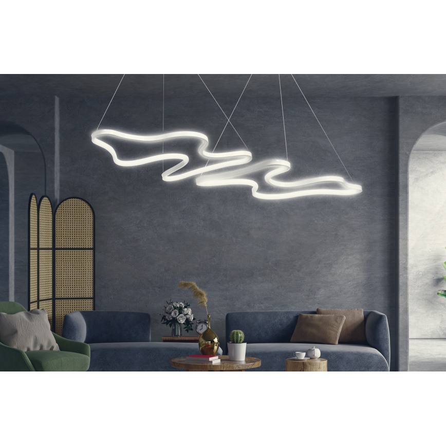 Φωτιστικό LED με καλώδιο DUPLE ARTISAN LED/80W/230V 6500K λευκό