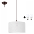 Φωτιστικό LED με καλώδιο NOEL 1xE27/60W/230V λευκό