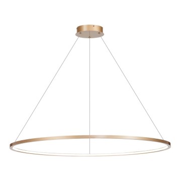 Φωτιστικό LED με καλώδιο SATURNO LED/65W/230V διάμ. 120 εκ. IP44 χρυσό