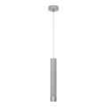 Φωτιστικό LED με καλώδιο TUBA 1xGU10/4,8W/230V γκρι/ματ χρώμιο