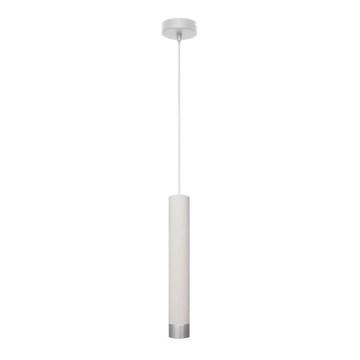Φωτιστικό LED με καλώδιο TUBA 1xGU10/4,8W/230V λευκό/γυαλιστερό χρώμιο