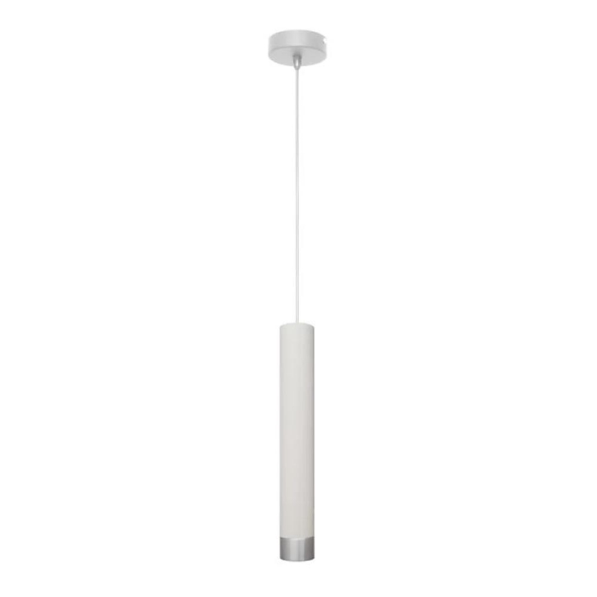 Φωτιστικό LED με καλώδιο TUBA 1xGU10/4,8W/230V λευκό/γυαλιστερό χρώμιο